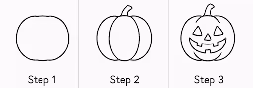 Jack-o'-Lantern doodle